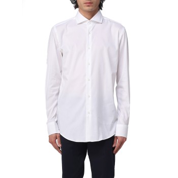 Camicia Boss in popeline di cotone